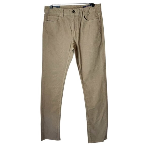 Vineyard Vines Pants Men 30 x 34 Tan Khaki Corduroy Classic Fit Five‎ Pocket NWT - Picture 1 of 12